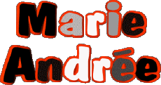 Nombre FEMENINO - Francia M Compuesto Marie Andrée 
