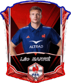 Sport Rugby - Spieler Frankreich Team 2025 Léo BARRÉ 