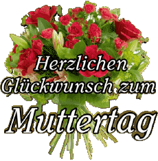 Messagi Tedesco Herzlichen Glückwunsch zum Muttertag 04 