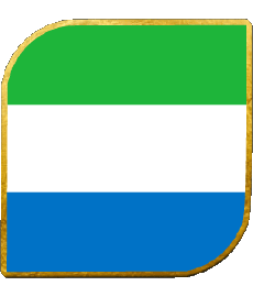 Banderas África Sierra Leone Plaza 