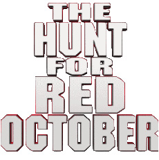 Multimedia Películas Internacional La Caza del Octubre Rojo Logotipo Inglés 