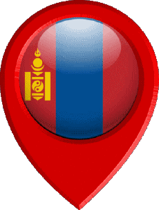 Bandiere Asia Mongolia Perno di posizione 