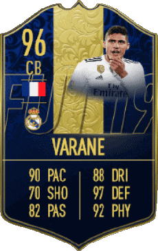 Multi Media Video Games F I F A - Card Players France Raphaël Varane 