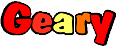 Prénoms MASCULIN - UK - USA G Geary 