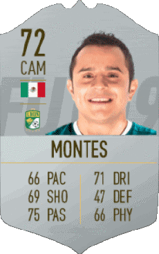 Multimedia Videospiele F I F A - Karten Spieler Mexiko Luis Montes 