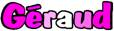 Vorname MANN - Frankreich G Géraud 
