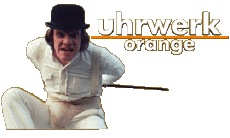 Multi Média Cinéma International Orange Mécanique Logo Allemand 