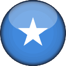 Drapeaux Afrique Somalie Rond 