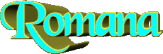Prénoms FEMININ - Espagne R Romana 