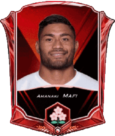 Sport Rugby - Spieler Japan Amanaki Mafi 