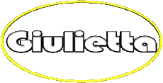 Prénoms FEMININ - Italie G Giulietta 