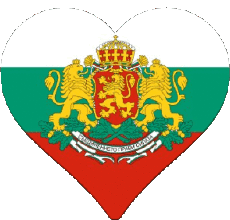 Bandiere Europa Bulgaria Cuore 