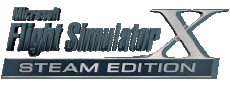 X Steam edition-Multi Média Jeux Vidéo Flight Simulator Microsoft Logos X Steam edition