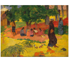 Umorismo -  Fun ARTE Pittore di artisti Paul Gauguin 
