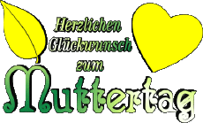 Messagi Tedesco Herzlichen Glückwunsch zum Muttertag 03 