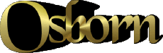 Vorname MANN - UK - USA - IRL - AUS - NZ O Osborn 
