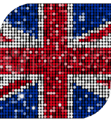 Bandiere Europa UK Quadrato 