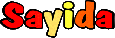 Nombre FEMENINO - Magreb Musulmán S Sayida 