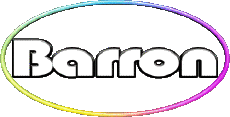 First Names MASCULINE -  UK - USA - IRL - AUS - NZ B Barron 