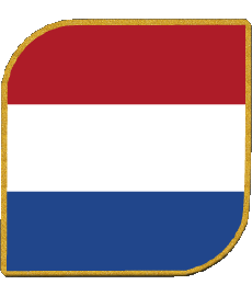 Bandiere Europa Paesi Bassi Quadrato 