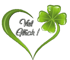 Messages German Viel Glück Transparent Background 06 