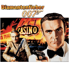 Multimedia Películas Internacional James Bond 007 Los Diamentes son Eternos Logotipo Alemán 