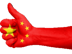 Banderas Asia China Diverso 