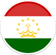 Bandiere Asia Tajikistan Tondo 