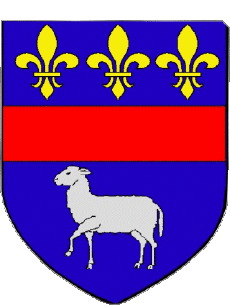 Blazon-Flags France Departments - Cities 18 DUN SUR AURON 