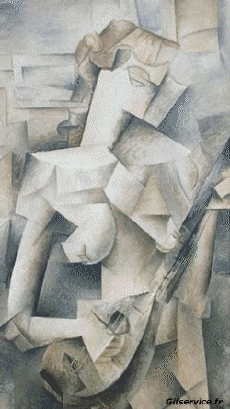 Humor -  Fun Morphing - Sehen Sie aus wie Maler Künstler Eindämmung Covid Kunst Nachbildungen Getty Herausforderung - Pablo Picasso 