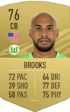 Multimedia Vídeo Juegos F I F A - Jugadores  cartas U S A John Brooks 