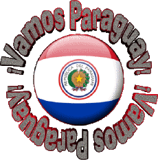Mensajes Español Vamos Paraguay Bandera 