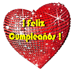 Messages Spanish Feliz Cumpleaños Corazón 002 