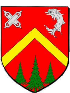 Blazon-Flags France Departments - Cities 38 LES ABRETS 