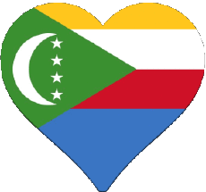 Flags Africa Comoros Various 