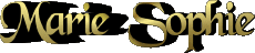 Vorname WEIBLICH - Frankreich M Zusammengesetzter Marie Sophie 