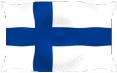 Bandiere Europa Finlandia Sventola 