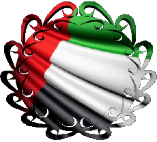 Flags Asia United Arab Emirates Form 01 