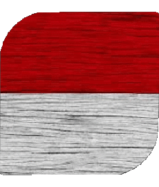 Bandiere Europa Monaco Quadrato 