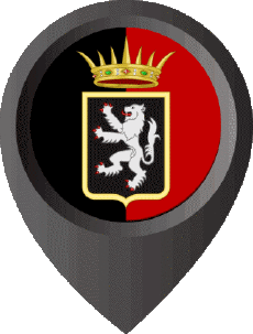 Drapeaux Europe Italie Vallée d'Aoste Epingle de Localisation 