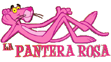 Multimedia Cartoons TV Filme Pink Panther Spanisches Logo 