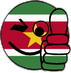 Bandiere America Suriname Faccina - OK 
