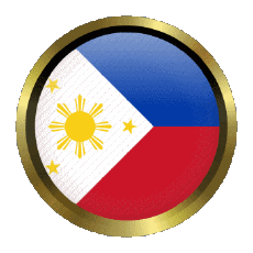 Drapeaux Asie Philippines Rond - Anneaux 