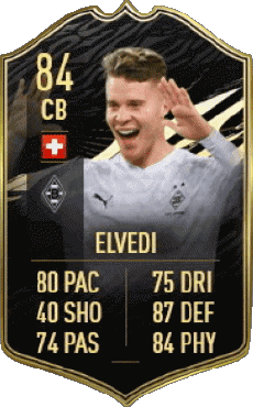 Multi Média Jeux Vidéo F I F A - Joueurs Cartes Suisse Nico Elvedi 