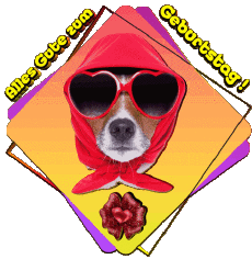Messages Allemand Alles Gute zum Geburtstag Tiere 12 