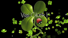 Messages German Viel Glück Animated Background 001 