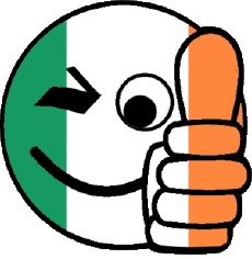 Bandiere Europa Irlanda Faccina - OK 