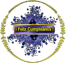 Messages Spanish Feliz Cumpleaños Floral Transparent Background 009 