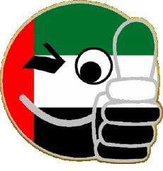 Flags Asia United Arab Emirates Smiley - OK 