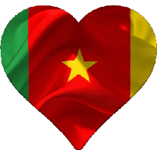 Fahnen Afrika Kamerun Verschiedene 